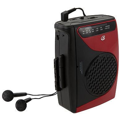 GPX Portable Cassette Player & AM/FM Radio