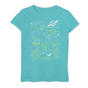 Disney / Pixar's Toy Story Aliens Girls Claw Master Map Tee