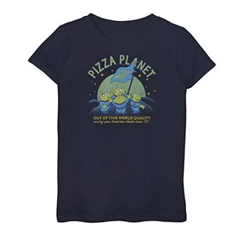 Disney / Pixar's Toy Story Girls 7-16 Pizza Planet Flag Graphic Tee