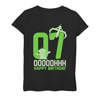 Disney / Pixar's Toy Story Alien Girls 7-16 7th Birthday Graphic Tee