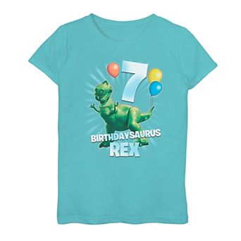 Disney / Pixar's Toy Story Rex Girls 7-16 7th Birthday Graphic Tee