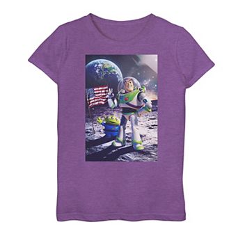 Disney / Pixar's Toy Story Buzz Lightyear Girls 7-16 Moon Landing Graphic Tee