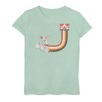 Disney / Pixar's Toy Story 4 Duke Caboom Girls 7-16 Retro Wheelie Graphic Tee