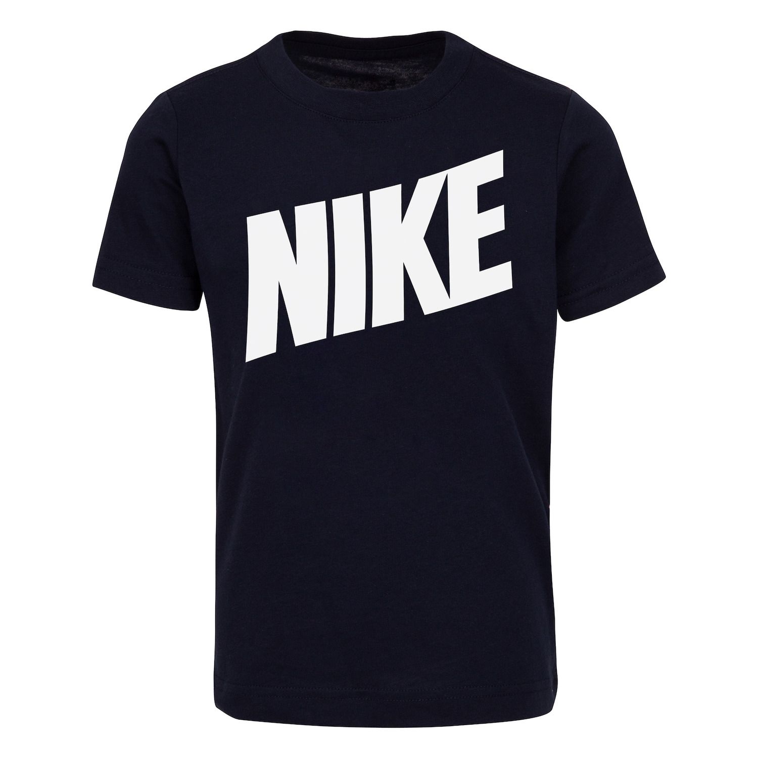 nike block logo tee