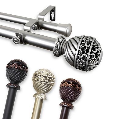 Rod Desyne 1" Lanette Double Curtain Rod