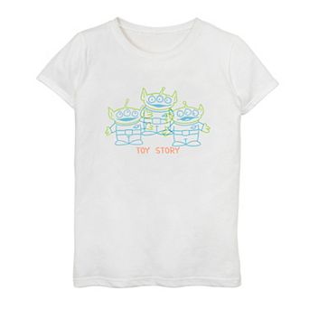 Disney / Pixar's Toy Story Aliens Girls 7-16 Line Art Graphic Tee