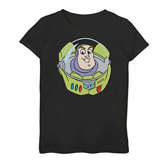 Disney / Pixar's Toy Story Buzz Lightyear Girls 7-16 Head Graphic Tee
