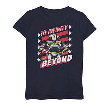 Disney / Pixar's Toy Story Buzz Lightyear Girls 7-16 "Infinity and Beyond" Poster Graphic Tee