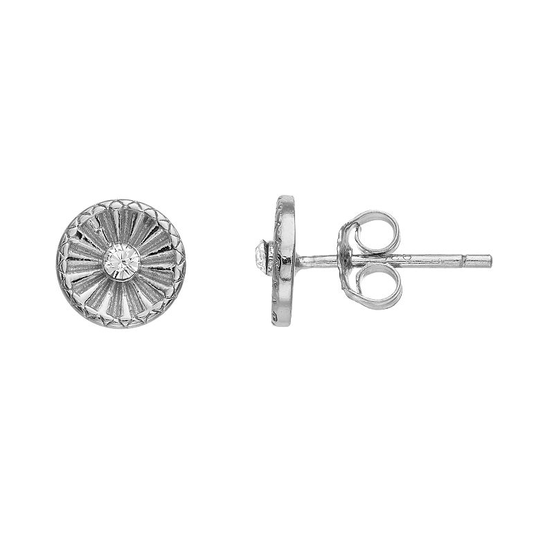 70198011 Fao Schwarz Sterling Silver Burst Stud Earrings wi sku 70198011