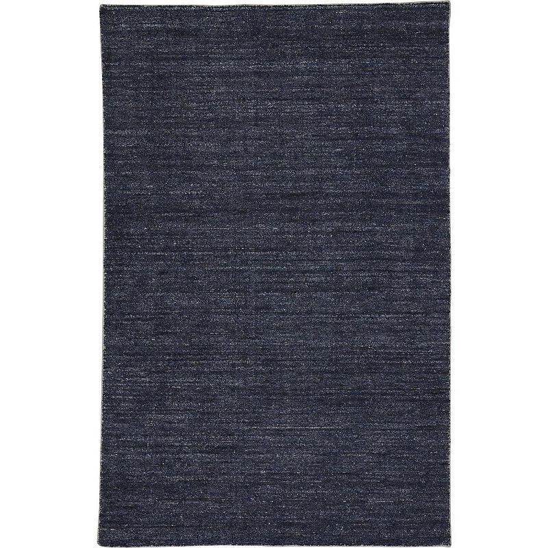 Weave & Wander Legros Scandinavian Area Rug, Blue, 3.5X5.5 Ft