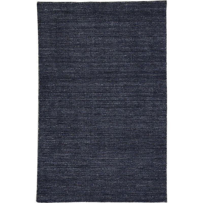 Weave & Wander Legros Scandinavian Area Rug, Blue, 8X10 Ft