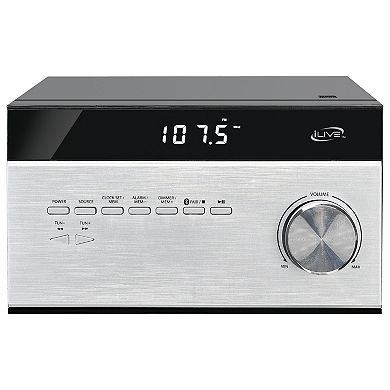 iLive Home AM/FM Music System with Bluetooth