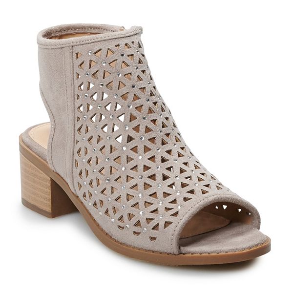 Kohls peep hot sale toe booties