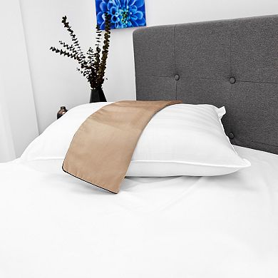 SensorPEDIC NightSpa Cupron Pillowcase & Fiber Pillow Bundle