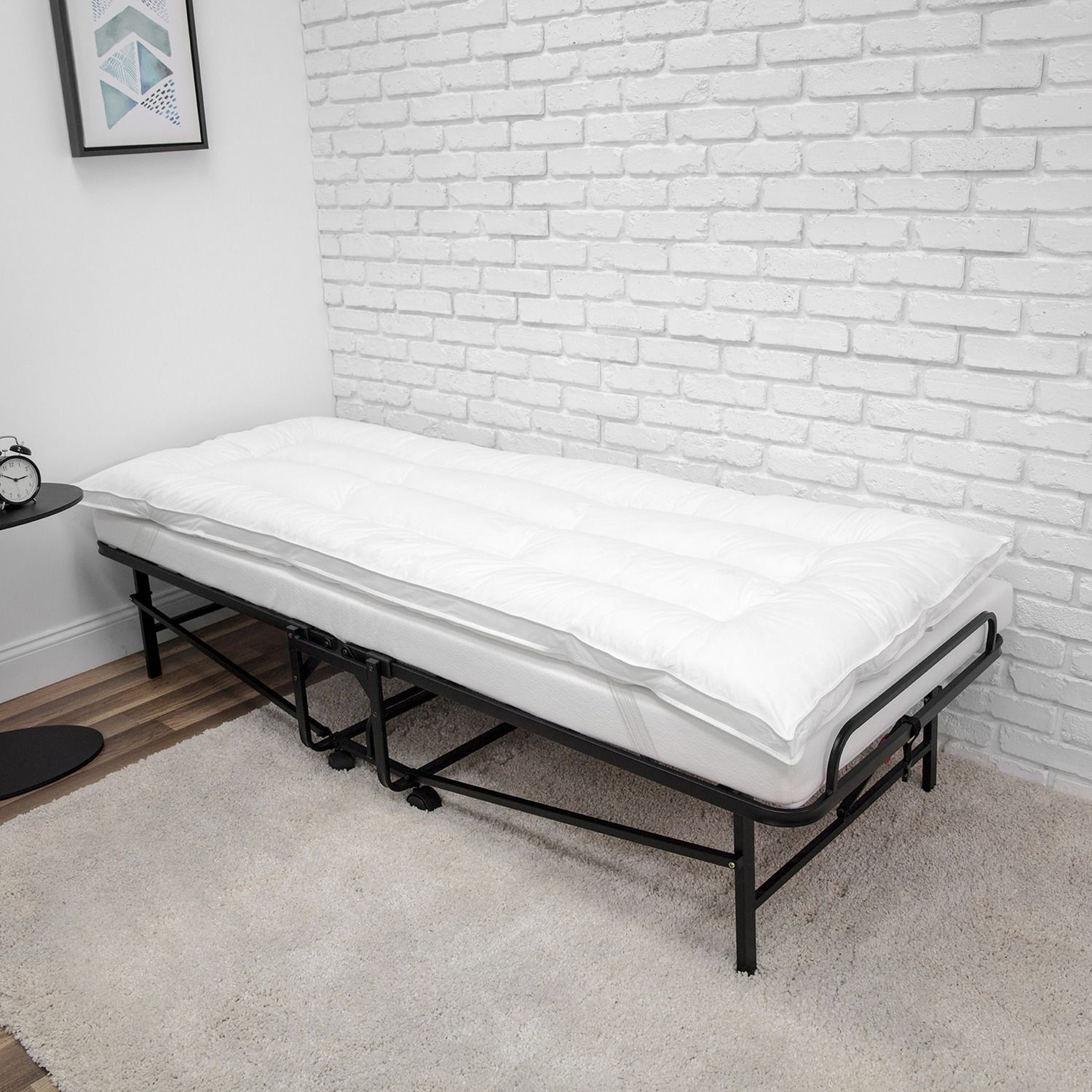 cot bed memory foam mattress