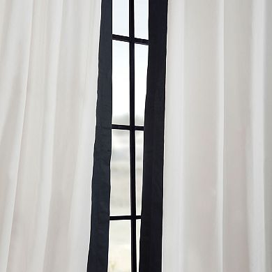 EFF Grommet Vertical Colorblock Window Curtain
