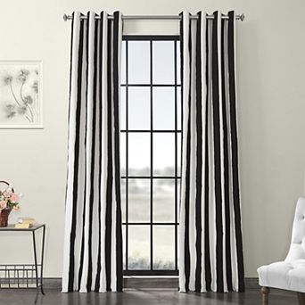 EFF Cabana Grommet Printed Cotton Window Curtain