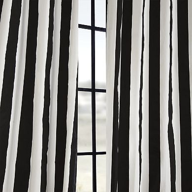 EFF Cabana Grommet Printed Cotton Window Curtain