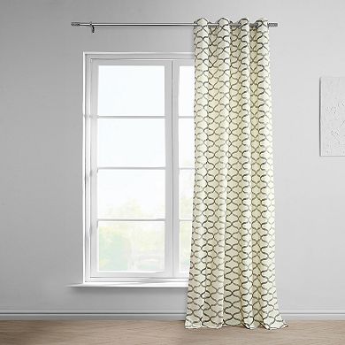 EFF Illusions Grommet Printed Cotton Window Curtain