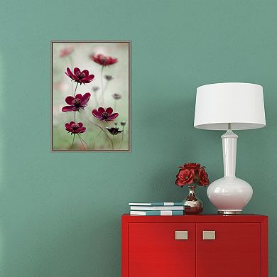 Amanti Art "Cosmos Sway" Framed Canvas Print