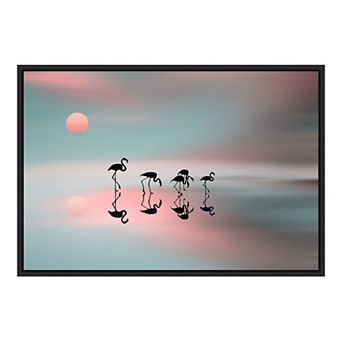 Amanti Art Family Flamingos Wall Art