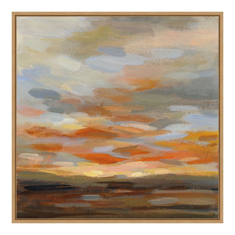 Amanti Art High Desert Sky II Framed Canvas Print, Brown, 22X22