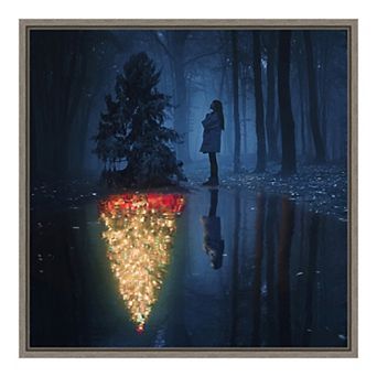 Amanti Art "The Hope of Christmas" Framed Canvas Print