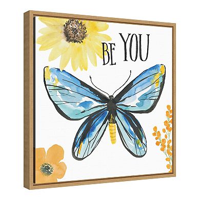 Amanti Art "Beautiful Butterfly III" Framed Canvas Print
