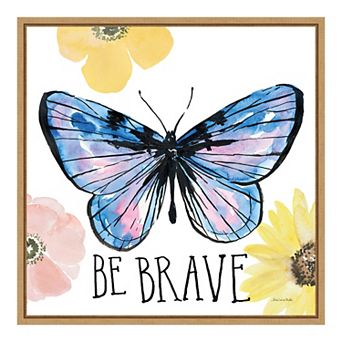 Amanti Art "Beautiful Butterfly IV" Framed Canvas Print