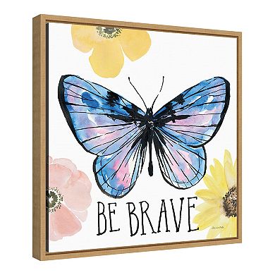 Amanti Art "Beautiful Butterfly IV" Framed Canvas Print