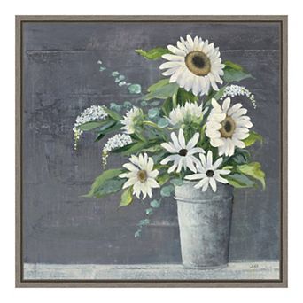 Amanti Art "Late Summer Bouquet II" Framed Canvas Print