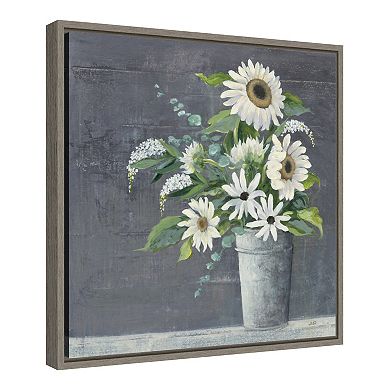 Amanti Art "Late Summer Bouquet II" Framed Canvas Print