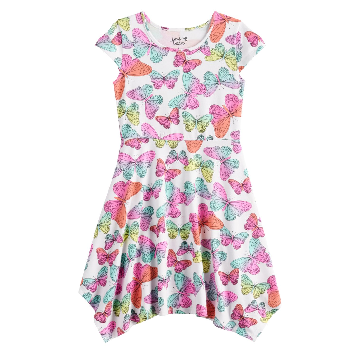 kohls girls white dresses