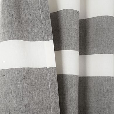 Lush Decor 2-pack Cape Cod Stripe Yarn Dyed Cotton Window Curtains