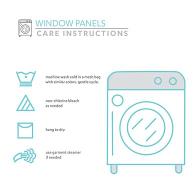 Lush Decor 2-pack Cape Cod Stripe Yarn Dyed Cotton Window Curtains