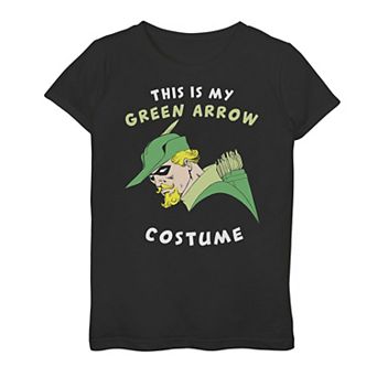 Girls 7-16 DC Comics "My Green Arrow Costume" Graphic Tee