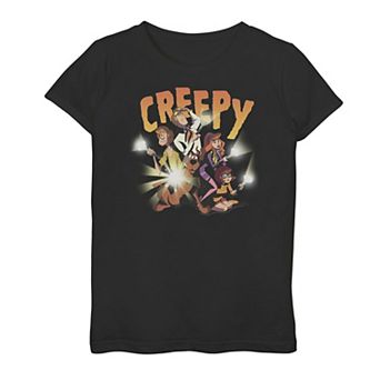 Girls 7-16 Scooby-Doo Mystery Gang "Creepy" Graphic Tee