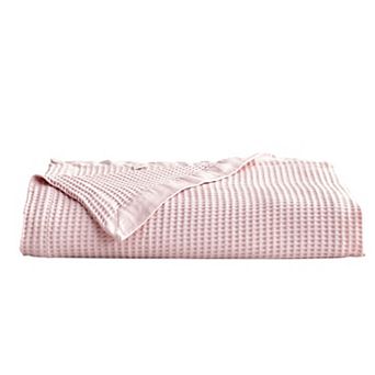 Madelinen® Waffle Weave Cotton Bed Blanket