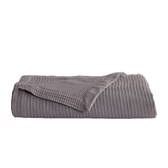 Madelinen® Mikala Waffle Weave Cotton Bed Blanket