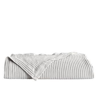 Madelinen® Waffle Weave Cotton Bed Blanket