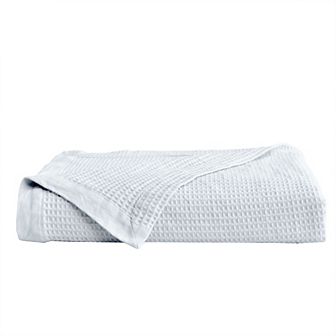 Madelinen® Mikala Waffle Weave Cotton Bed Blanket
