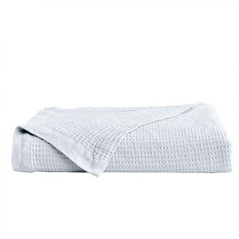 Madelinen® Waffle Weave Cotton Bed Blanket