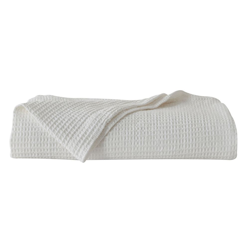 Madelinen® Mikala Waffle Weave Cotton Blanket