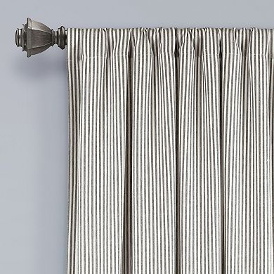 Lush Decor Vintage Stripe Yarn Dyed Cotton Window Curtains Set