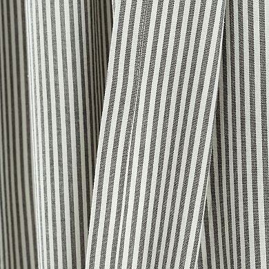 Lush Decor Vintage Stripe Yarn Dyed Cotton Window Curtains Set