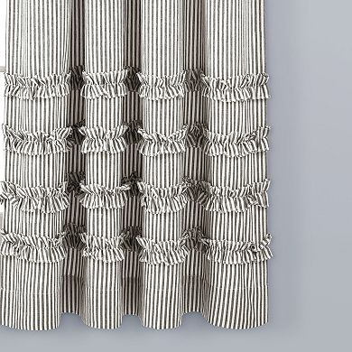 Lush Decor Vintage Stripe Yarn Dyed Cotton Window Curtains Set