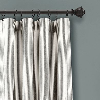 Lush Decor Vintage Stripe Yarn Dyed Cotton Window Curtains Set