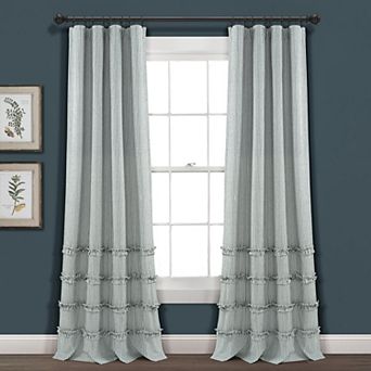 Lush Decor Vintage Stripe Yarn Dyed Cotton Window Curtains Set
