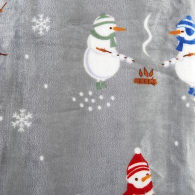 Great Bay Home Christmas Velvet Plush Bed Blanket