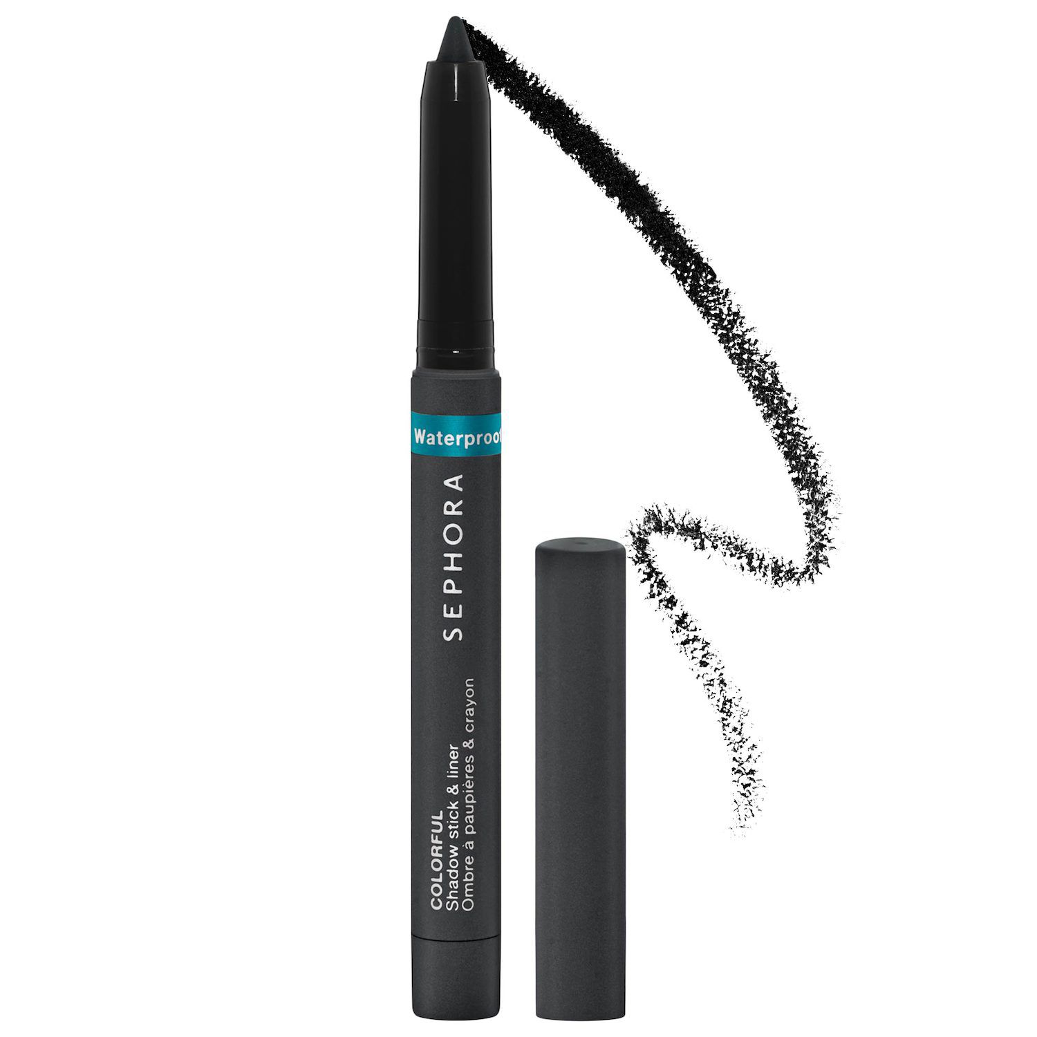 SEPHORA COLLECTION Sephora Colorful Waterproof Eyeshadow & Eyeliner Multi-Stick - Black Matte